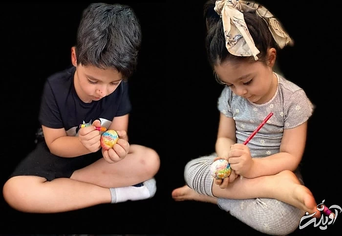 دختر و پسر مصطفی کیایی فرزندان مصطفی کیایی